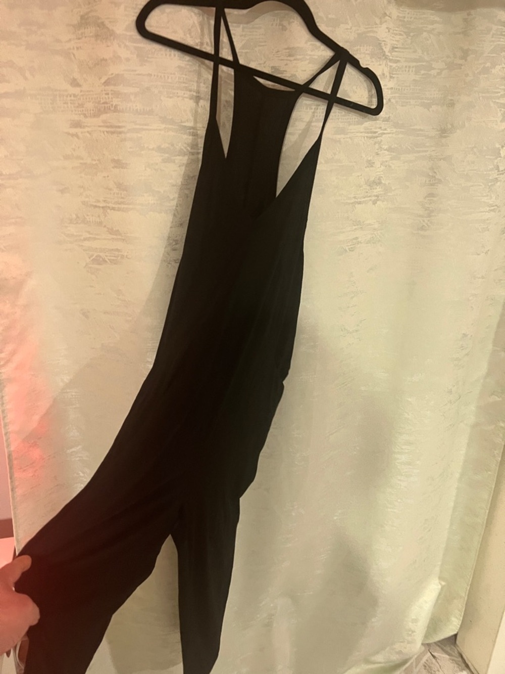 Black Sleeveless Strappy Jumpsuit